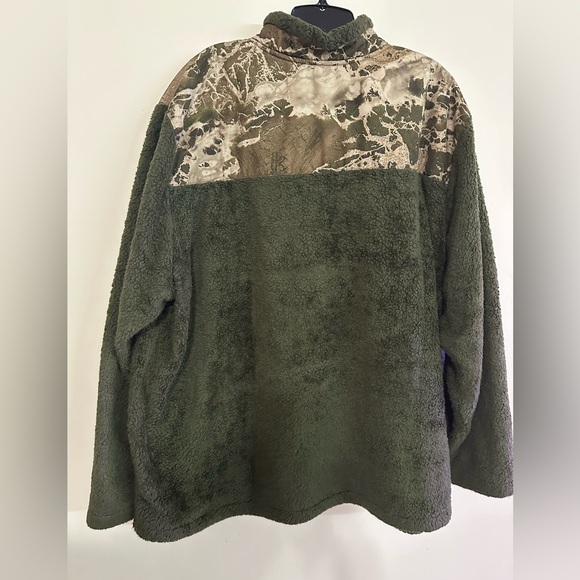 REALTREE pullover w/ 1/2 zip & chest pocket - Picture 6 of 8